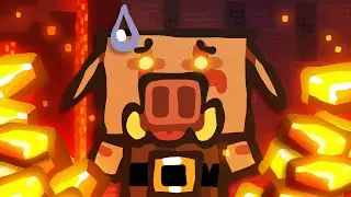 Piglins Love Gold - Mini Minecraft Cartoon #shorts