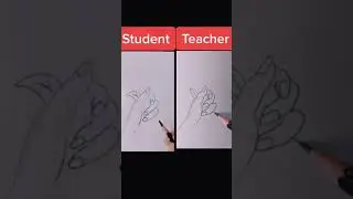 Teacher vs Student drawing challenge 