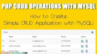 PHP CRUD Operations with MySQLi Extension