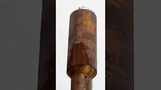 Дырявая башня в селе Воскресеновка