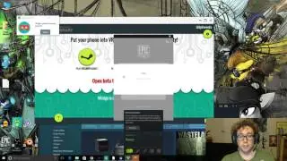 Unreal Engine VR to VRidge to Steam HTC Vive to Cardboard