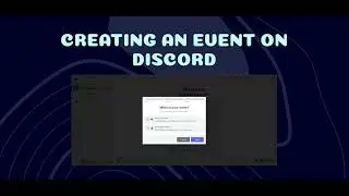 Creating an Event on Discord