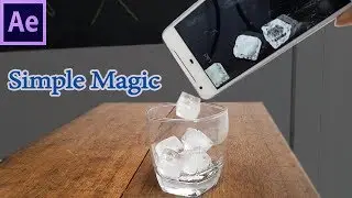 Create simple magic video: Pour water from the phone to the cup by After Effects - 62