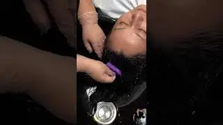 Hair combing massage ASMR 
