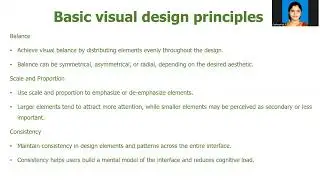Basic Visual Design Principles | UI/UX Design, Mrs. K. Padmapriya, Assistant Professor/CSE, RMDEC