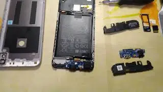 Разоборать Asus Zenfone Max pro Zb602kl, замена динамика , замена платы зарядки