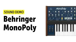 Behringer MonoPoly Sound Demo (no talking)