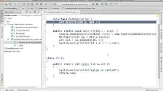 Lambda Expression Reference to Static Method