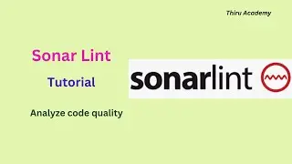 Sonar Lint in STS tutorial || Thiru Academy