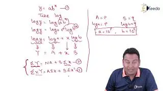 Fitting An Exponential Curve Problem - Curve Fitting - Engineering Mathematics 3