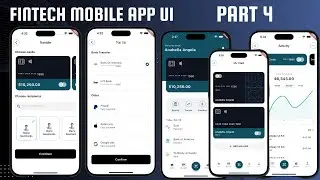 Master Flutter UI | Fintech App Tutorial (Part 4) -Building Payment Method & Transfer Money Pages