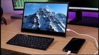 Perfect Samsung Dex Mobile Setup! UPERFECT UColor O 15.6 4K OLED Portable Touch Display!