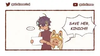 when mualani get kidnapped (ft kinich & kachina) [GENSHIN IMPACT - COMIC MEME]