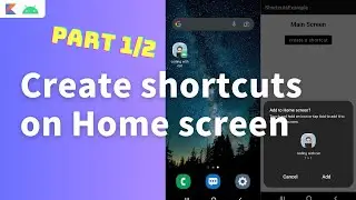 android shortcutmanager | android shortcuts on home screen | android shortcutmanager tutorial