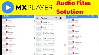 Mx Player Audio Files Solution | Mx player settings | mx player problem