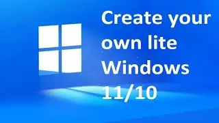 How to make your own lightweight windows 11/10  | using powershell 2023