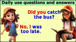 English Speaking Practice for Beginners | Learn English | Simple Questions And Answers