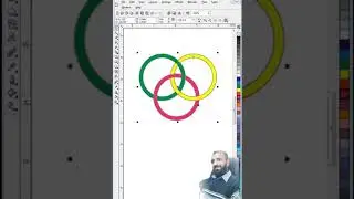 3d circle design in coreldraw,#coreldraw #3d #shortsvideo #graphicdesign #3ddesign corel, draw, Cdr,