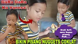 Parah Vira Gak Bisa Cara Kupas Pisang 😱‼️‼️🤣 Gawe Nugget Pisang Coklat Ala Vira