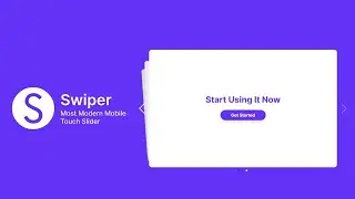 How to Use Swiper Slider On Your Website. Download Swiper JS. Get Swiper JS. Swiper Slider Tutorial