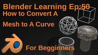 How to Convert A Mesh To A Curve in Blender 3.4 for Beginners