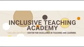 Inclusive Teaching Academy: Invitation from the Facilitators