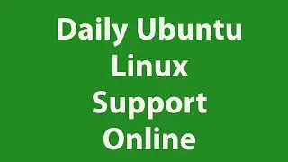 Working In Ubuntu Linux Server Support