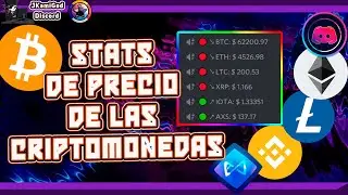 🟣Contador (STATS) de Precio de las criptomonedas 💠 Discord 📡 JKamiGod
