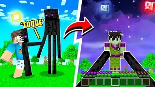 TUDO QUE EU TOCAR EU ME TRANSFORMO NO MINECRAFT!!