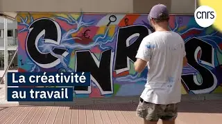 Opération street art à la délégation Alsace du CNRS