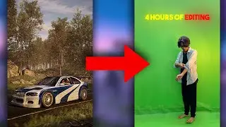 Late in trend but here is My 4 Hours of Editing🚗⛰️ #vfx #greenscreen #3d #vfxartis  #cgi #nfs