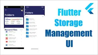 Flutter Storage Management App UI | Flutter Storage Manager | Flutter UI + source code