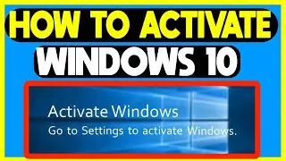 How to Activate Windows 10 without Software | Activate windows go to settings to activate.