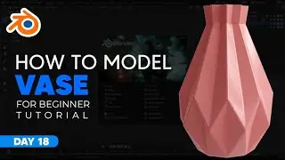 30 Days Modeling Tutorial | Vase 3D modeling in blender | blender modeling tutorial 18