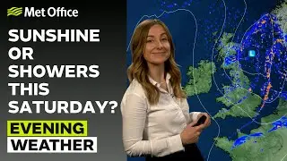 11/10/24 – Clear south, showers in the north  – Evening Weather Forecast UK – Met Office Weather