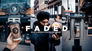 Faded Blue & Brown Preset | Lightroom Mobile Preset Free DNG | lightroom tutorial | lightroom preset