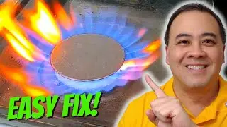 Kenmore gas stove Burner WON'T START or Ignite! EASY FIX!