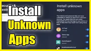 How to Turn On Install Unknown Apps on Sony TV Google TV (Easy Method)