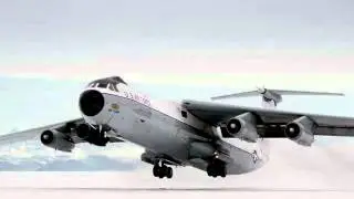 C 141 Starlifter engine sound at takeoff.