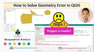 How to Fix Invalid Geometry Error in QGIS | Solve Invalid Geometry Error in Qgis