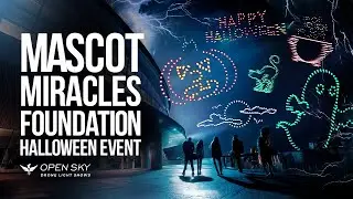 150-Drone Show at Mascot Miracles Foundation Halloween Event