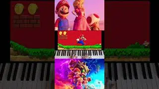 Super Mario. Piano version.