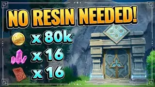 FREE MORA & Materials in 8 minutes! (NO RESIN NEEDED!) Genshin Impact 1.2 New Elemental Trial Domain