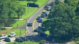 Large police presence outside home in Greenville County, South Carolina