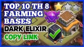 TOP 10 TH 8 FARMING BASES DARK ELIXIR DEFENSE with COPY LINK 2020