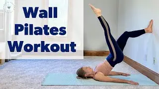 10 Minute Wall Pilates Workout - Full Body Wall Pilates at Home!