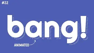 Animated Hatched Text Shadow Effect | HTML and CSS Tutorial