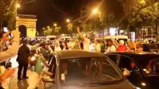 CM 2014 : victoire historique de l'Algérie, joie et tensions à Paris