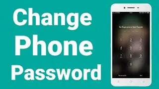 How To Change Phone Password | How To Change Lock Screen Password on Android