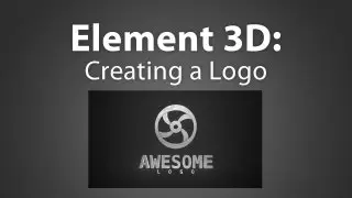 Creating a Logo With Element 3D